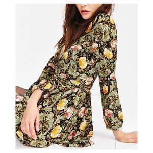 Urban Outfitters Ecote Floral Wrap Dress